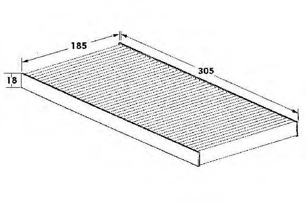 WEBASTO TSP0325056 Фільтр, повітря у внутрішньому просторі