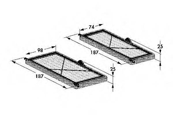 WEBASTO TSP0325060 Фільтр, повітря у внутрішньому просторі