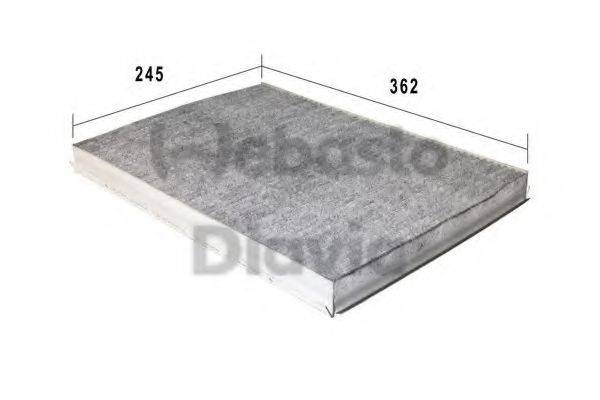 WEBASTO TSP0325061C Фільтр, повітря у внутрішньому просторі