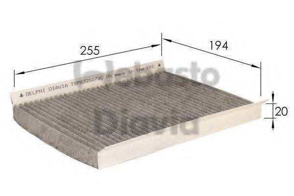 WEBASTO TSP0325072C Фільтр, повітря у внутрішньому просторі