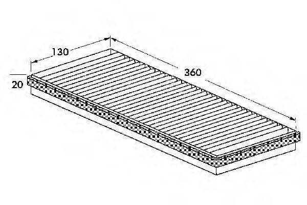 WEBASTO TSP0325075 Фільтр, повітря у внутрішньому просторі
