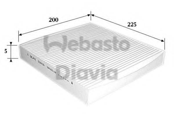 WEBASTO TSP0325108 Фільтр, повітря у внутрішньому просторі