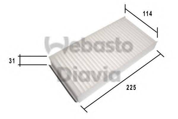 WEBASTO TSP0325190 Фільтр, повітря у внутрішньому просторі