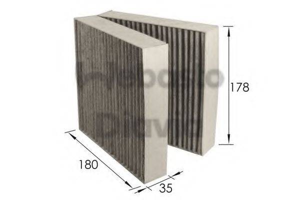 WEBASTO TSP0325198C Фільтр, повітря у внутрішньому просторі