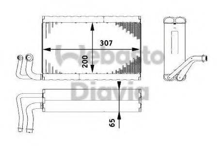 WEBASTO TSP0525182 Випарник, кондиціонер