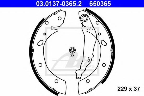 ROULUNDS BRAKING 0708 Комплект гальмівних колодок