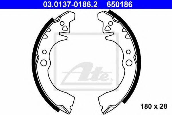 PEX 6.150 Комплект гальмівних колодок