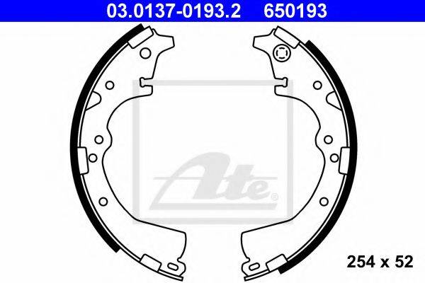 PEX 6.230 Комплект гальмівних колодок