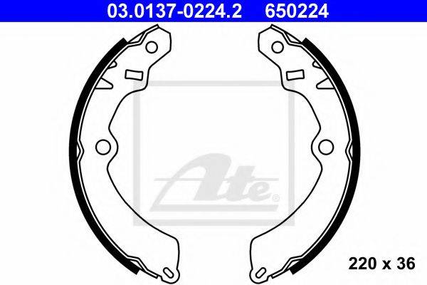 PEX 6.108 Комплект гальмівних колодок