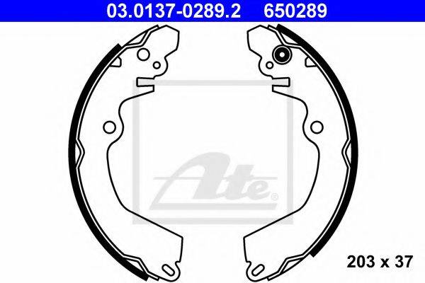 PEX 6.145 Комплект гальмівних колодок