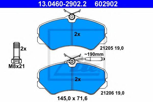 PEX 7.178 Комплект гальмівних колодок, дискове гальмо