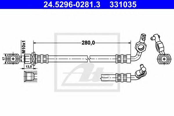 PEX 50047 Трос, управління зчепленням