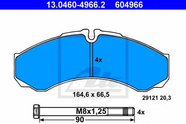 PEX 7.471 Комплект гальмівних колодок, дискове гальмо
