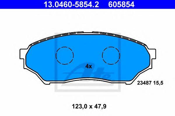PEX 7.792 Комплект гальмівних колодок, дискове гальмо