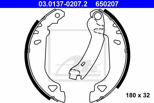 FIAT 77362425 Комплект гальмівних колодок