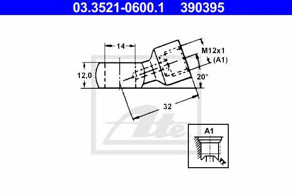 FTE A0001 Патрубок, трубопровід
