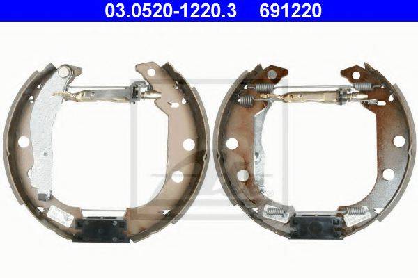 VALEO 554521 Комплект гальмівних колодок