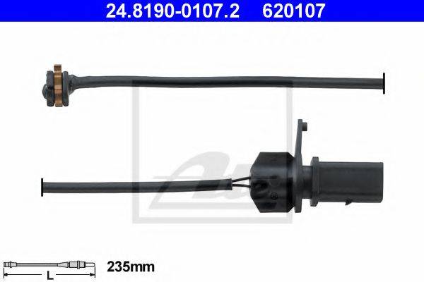 ATE 620107 Сигналізатор, знос гальмівних колодок