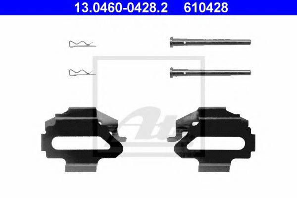 OJD (QUICK BRAKE) 1168 Комплектуючі, колодки дискового гальма