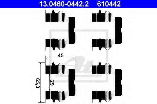 OJD (QUICK BRAKE) 1161 Комплектуючі, колодки дискового гальма
