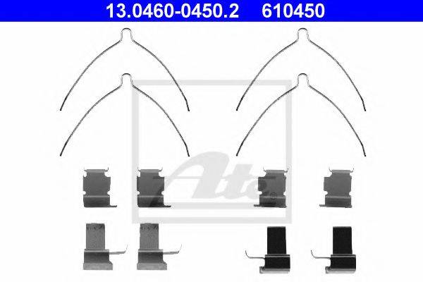 OJD (QUICK BRAKE) 1261 Комплектуючі, колодки дискового гальма