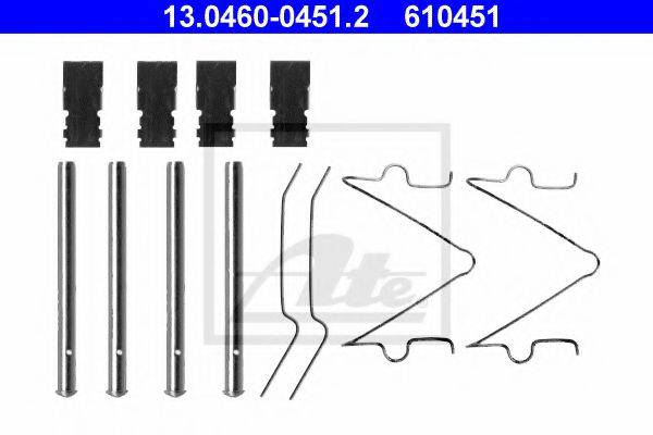 BENDIX 792247B Комплектуючі, колодки дискового гальма