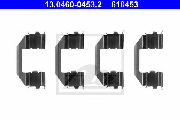 OJD (QUICK BRAKE) 1258 Комплектуючі, колодки дискового гальма