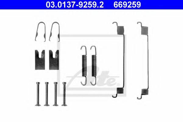 FORD 1145298 Комплектуючі, гальмівна колодка