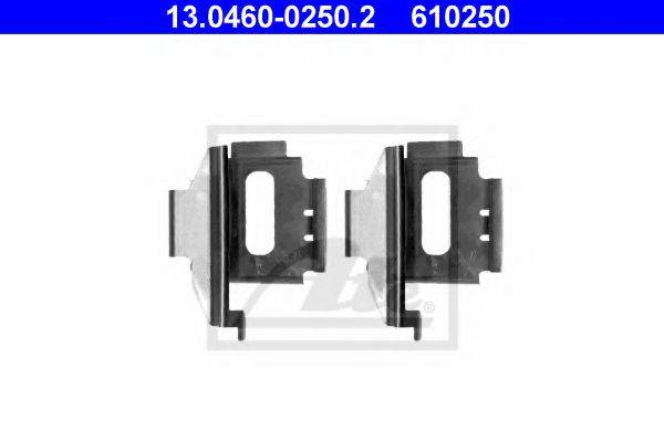 OJD (QUICK BRAKE) 1282 Комплектуючі, колодки дискового гальма