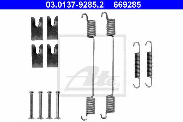 CITROEN 4308 64 Комплектуючі, гальмівна колодка