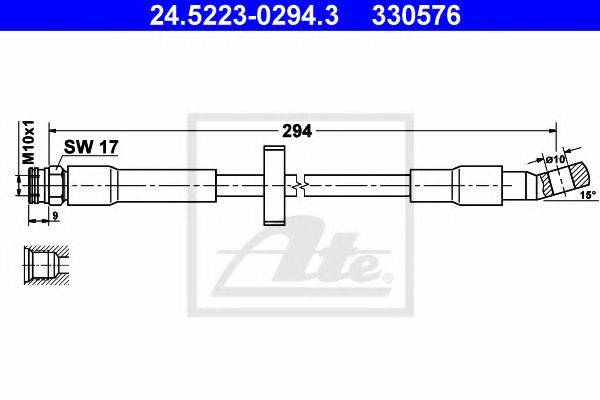 PEX 50101 Гальмівний шланг