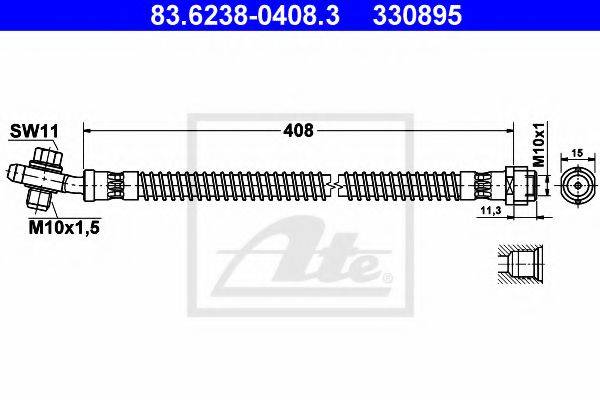 PEX 32.210 Гальмівний шланг