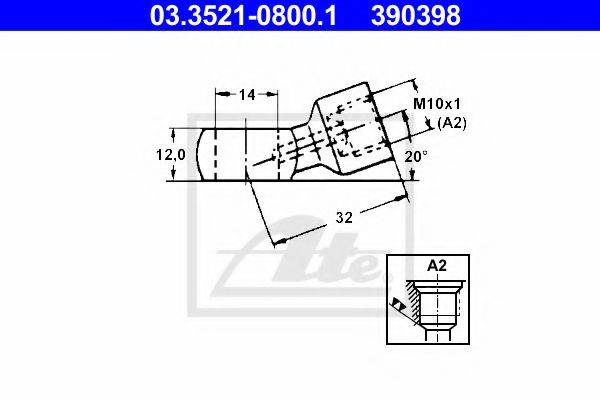 FTE A0009 Патрубок, трубопровід
