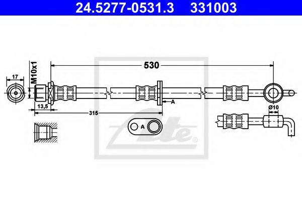 PEX 50111 Трос, управління зчепленням