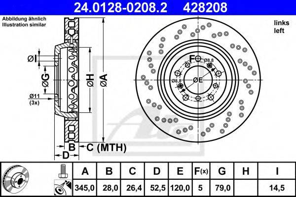 TEXTAR 92183710 гальмівний диск