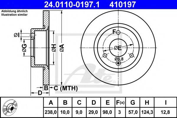 DELPHI BG2526 гальмівний диск
