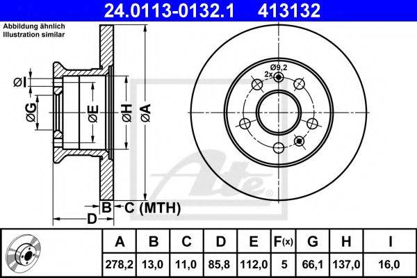 DELPHI BG2160 гальмівний диск