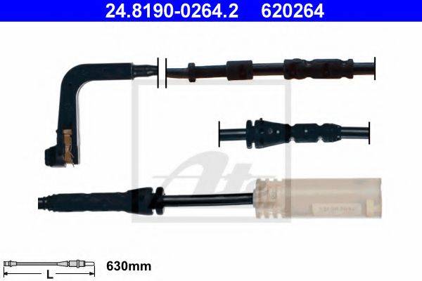 ATE 620264 Сигналізатор, знос гальмівних колодок