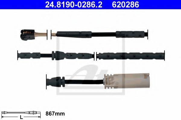 ATE 620286 Сигналізатор, знос гальмівних колодок