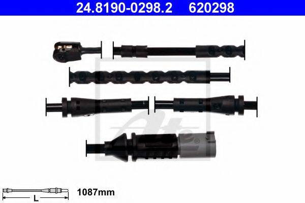 ATE 620298 Сигналізатор, знос гальмівних колодок