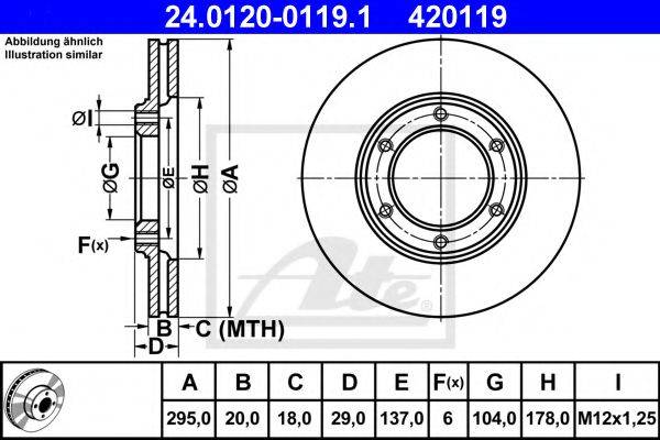 VALEO DF737 гальмівний диск