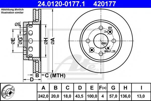 DELPHI BG3566 гальмівний диск