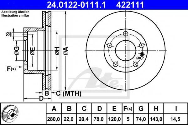DELPHI BG2197 гальмівний диск