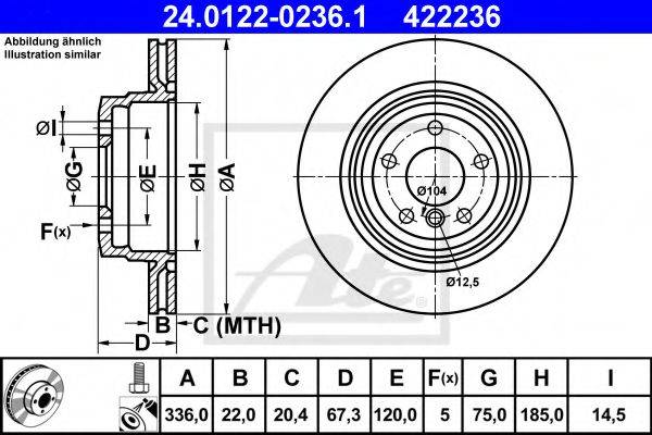 FEBI BILSTEIN 24476 гальмівний диск