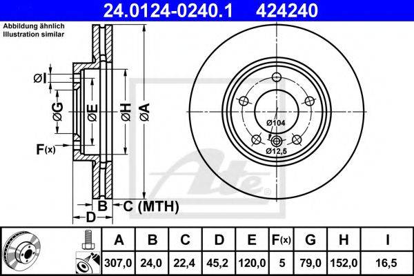 LPR B2066V гальмівний диск