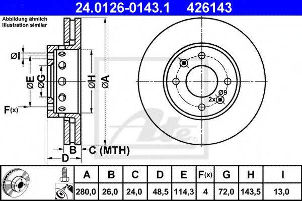 DELPHI 25025 гальмівний диск