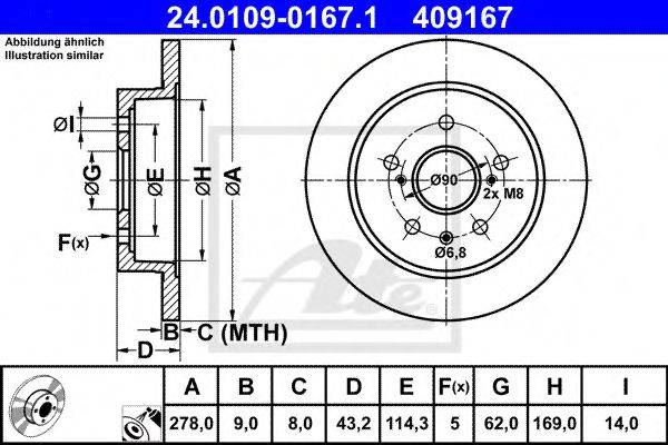 ATE 24.0109-0167.1