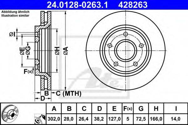 PILENGA V005 гальмівний диск