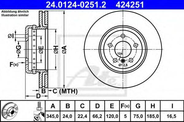 BMW 3420 6 797 607 гальмівний диск