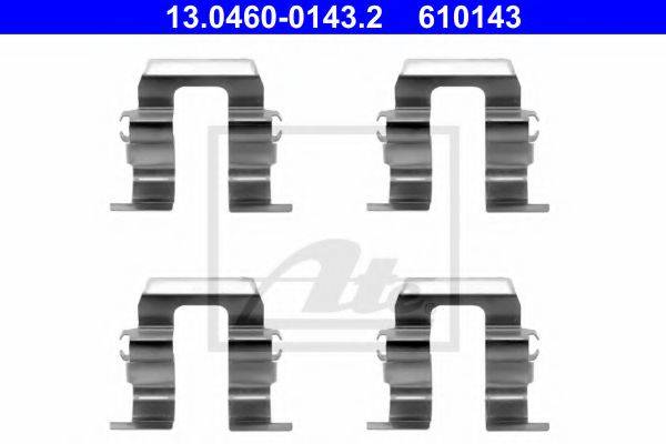 PEX 1259 Комплектуючі, колодки дискового гальма
